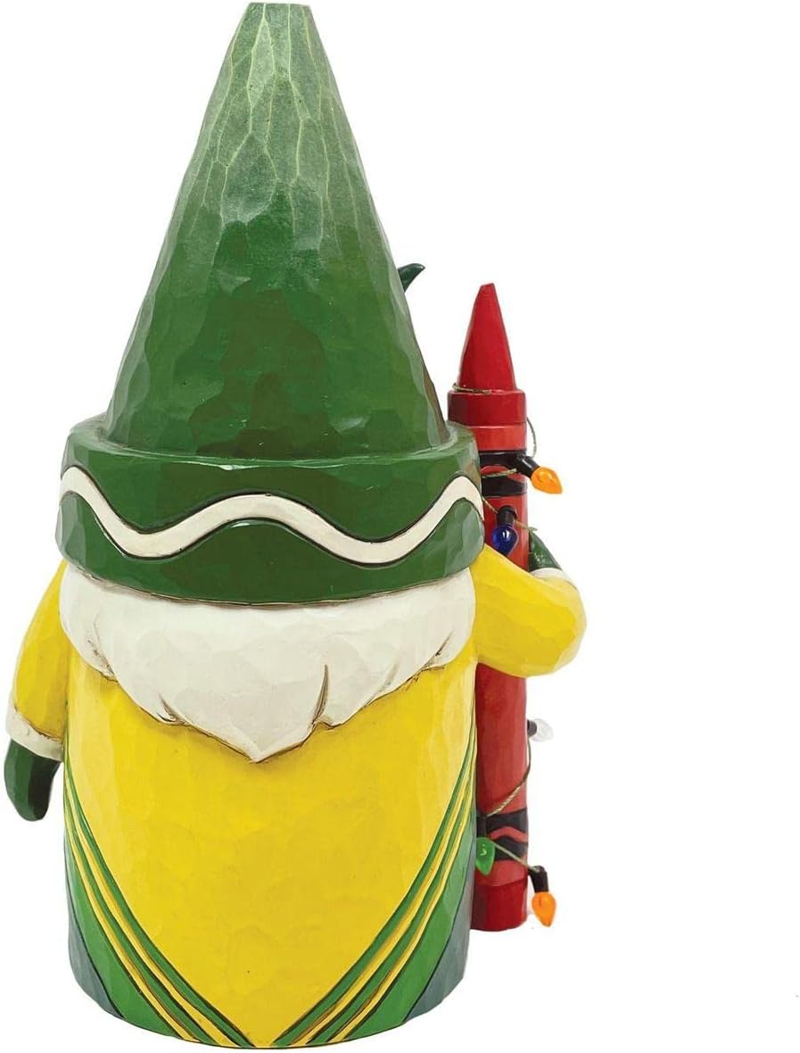 在庫処分 エネスコ Enesco 置物 インテリア 海外モデル アメリカ Jim Shore Crayola Gnome Holding