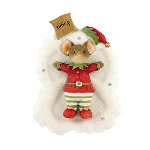 エネスコ Enesco 飾りつけ 室内装飾 外国で模範例 亜米利加 Enesco Tails with Heart Mouse インチ the House Sugar Angels Figurine, 3.31 Inch, Multicolorエネスコ Enesco 飾りつけ 室内装飾 外国で模範例 亜米利加