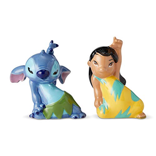 エネスコ Enesco 飾りつけ 室内装飾 外国で模範例 亜米利加 Lilo and Stitch Ceramic Salt and Pepper Shaker from Enescoエネスコ Enesco 飾りつけ 室内装飾 外国で模範例 亜米利加