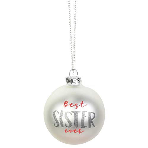 エネスコ Enesco 飾り付け 室内装飾 外国で模範例 亜米利加 Enesco Our Name is Mud Sister Glitter Hanging Ornament, 3.95 Inch, Multicolorエネスコ Enesco 飾り付け 室内装飾 外国で模範例 亜米利加 インテリア小物・置物-インテリア・寝具・収納