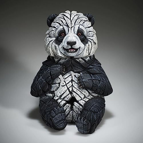 エネスコ Enesco 置物 インテリア 海外モデル アメリカ Enesco Edge Sculpture Panda Cub Sitting Animal Figurine, 9.06 Inch, Black and Whiteエネスコ Enesco 置物 インテリア 海外モデル アメリカ|angelica