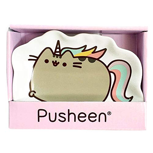 エネスコ Enesco 飾り付け 室内装飾 外国で模範例 亜米利加 Pusheen by Our Name is Mud “Pusheenicorn” Stoneware Trinket Tray Dish, Multicolor, 4.5 Inchesエネスコ Enesco 飾り付け 室内装飾 外国で模範例 亜米利加 インテリア・寝具・収納-インテリア小物・置物