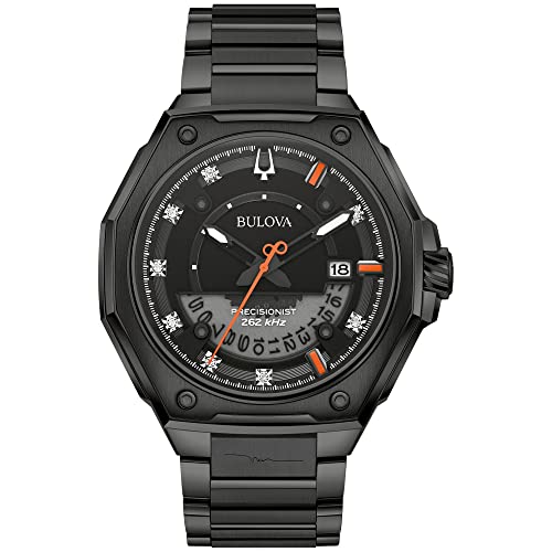 腕時計 ブローバ メンズ Bulova Marc Anthony Mens Series X Diamond Dial Black Ion-Plated Watch, Style: 98D183腕時計 ブローバ メンズ｜angelica