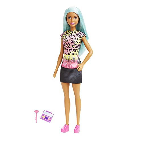 バービー バービー人形 ?Barbie Doll & Accessories, Career Makeup Artist Doll with Teal Hair, Career-Themed Accessory like Palette and Brush???バービー バービー人形｜angelica