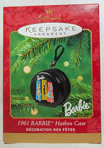 バービー バービー人形 BARBIE - 1961 BARBIE HATBOX DOLL CASE - HALLMARK ORNAMENTバービー バービー人形｜angelica