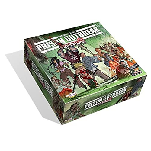 ゲーム盤力くらべ 英語 亜米利加 外国で力くらべ GUG0016O Zombicide Season 2: Prison Outbreak - Survive The Undead Behind Bars! Cooperative Strategy Game with Tabletop Miniatures, Ages 14+, 1-6 Players, 1 Hour Playゲーム盤力くらべ 英語 亜米利加 外国で力くらべ GUG0016O