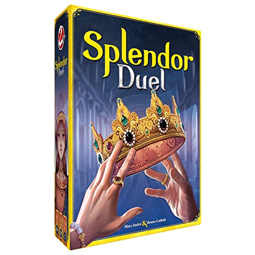 ボードゲーム 英語 アメリカ 海外ゲーム Splendor Duel Board Game - Two-Player Strategy Game for Intense Gem Collecting Battles - Fun Family Game for Kids and Adults, Ages 10+, 2 Players, 30 Minute Playtime, Made byボードゲーム 英語 アメリカ 海外ゲーム｜angelica