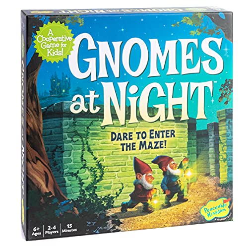 ボードゲーム 英語 アメリカ 海外ゲーム Peaceable Kingdom Gnomes at Night A Cooperative Maze Game for 2 to 4 Kids Ages 6+ボードゲーム 英語 アメリカ 海外ゲーム｜angelica