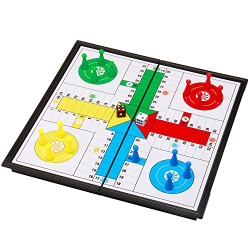 ゲーム盤競り合い 英語 亜米利加 外国で競り合い Amerous 10\" Ludo Go Board Folding Travel Magnetic Ludo Setゲーム盤競り合い 英語 亜米利加 外国で競り合い"