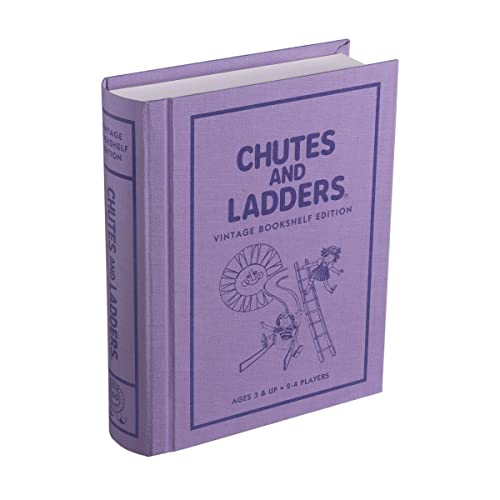 ボードゲーム 英語 アメリカ 海外ゲーム WS Game Company Chutes and Ladders Vintage Bookshelf Edition, Decorative Library Case with Slipcover, Nostalgic 1979 Design, Family Board Games for Collectors & Kids Ages 3+ボードゲーム 英語 アメリカ 海外ゲーム｜angelica