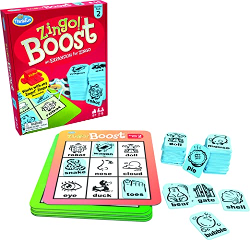 ゲーム盤競り合い 英語 亜米利加 外国で競り合い ThinkFun Zingo! Booster Pack #2 - Expansion Pack for Popular Zingo! Game | Designed for Kids Ages 4 and Up | Brain-Stimulating Word Puzzle Game | Trusted by Families Worldwidゲーム盤競り合い 英語 亜米利加 外国で競り合い