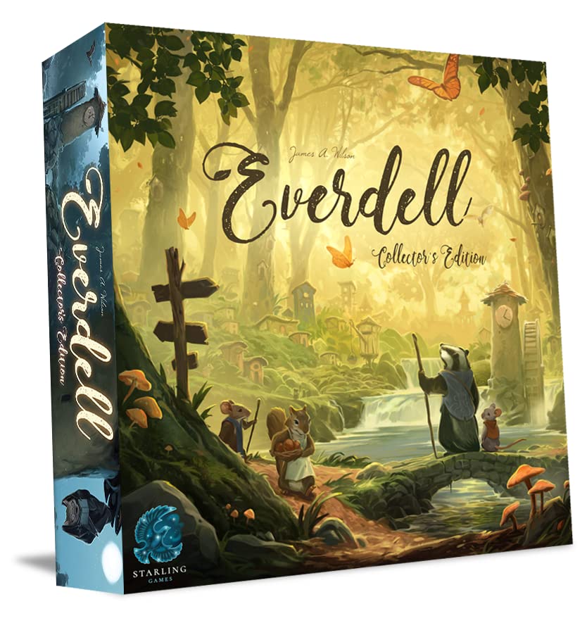 ゲーム盤力くらべ 英語 亜米利加 外国で力くらべ Everdell Collector’s Edition Board Game ? Premium Strategy Worker Placement Game for Adults \u0026 Teens, 1?4 Players, Age 14+, Deluxe Fantasy Tabletop Game with Exclusive Cゲーム盤力くらべ 英語 亜米利加 外国で力くらべ