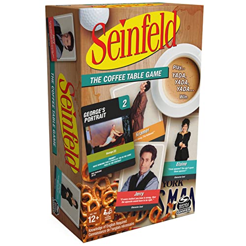 ゲーム盤力くらべ 英語 亜米利加 外国で力くらべ Spin Master Seinfeld TV Show, The Coffee Table Board Game, Fun and Hilarious Adult Party Game for Ages 12 and upゲーム盤力くらべ 英語 亜米利加 外国で力くらべ