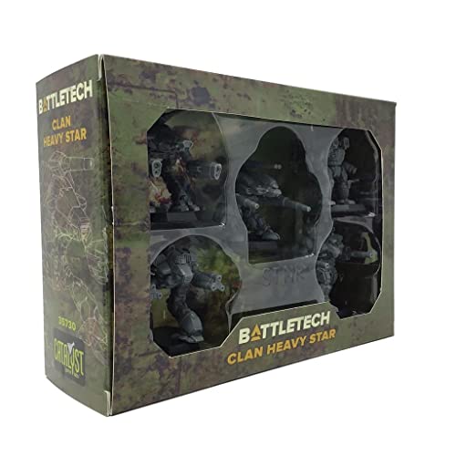 ボードゲーム 英語 アメリカ 海外ゲーム BATTLETECH Mini Force Pack Clan Heavy Star Greyボードゲーム 英語 アメリカ 海外ゲーム｜angelica
