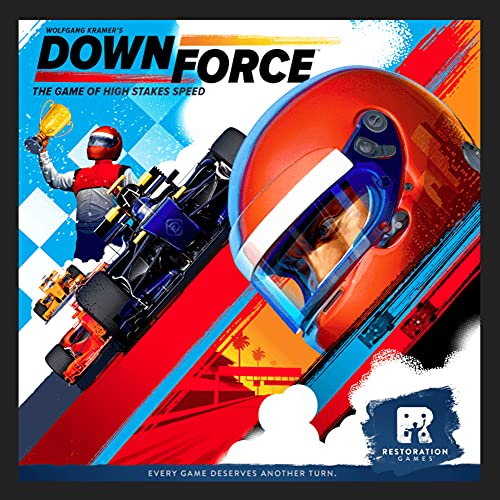 ゲーム盤力くらべ 英語 亜米利加 外国で力くらべ CMON Downforce Board Game: 2-6 Players, Ages 8+, Sports, Racingゲーム盤力くらべ 英語 亜米利加 外国で力くらべ