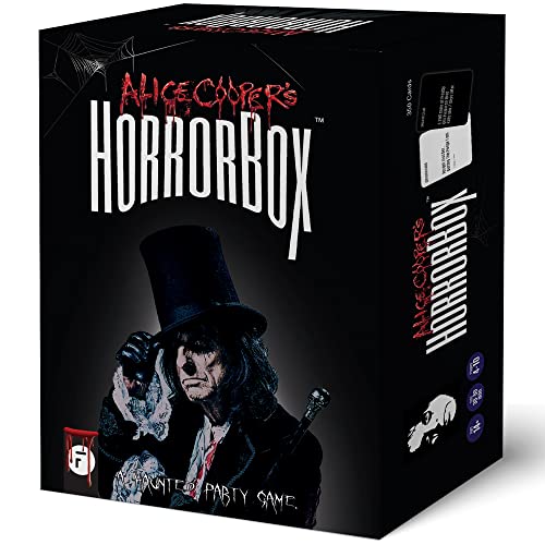 ゲーム盤取り組み 英語 亜米利加 外国で取り組み Alice Cooper\u0027s HorrorBox Horror Movie Party Game - Hilarious and Spooky Card Game for Parties, Family Game Night, and Fans of Scary Movies - Ages 14+, 4-10 Players - by Fitz ゲーム盤取り組み 英語 亜米利加 外国で取り組み