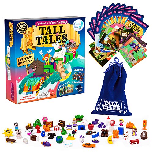 ゲーム盤力くらべ 英語 亜米利加 外国で力くらべ SCS Direct, Tall Tales Story Telling Board Game - The Educational Family Game of Infinite Storytelling -Award-Winning Educational Game, 5 Ways to Play - Promotes Creativity \u0026ゲーム盤力くらべ 英語 亜米利加 外国で力くらべ