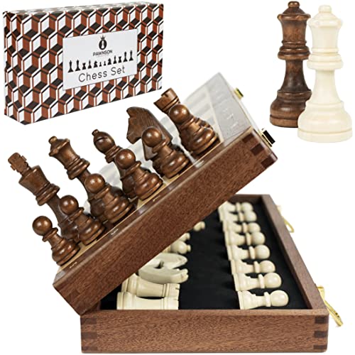 ボードゲーム 英語 アメリカ 海外ゲーム Magnetic Wooden Chess Set for Kids and Adults ? 15 in Staunton Chess Set - Large Folding Chess Board Game Sets - Storage for Pieces | Wood Pawns - 2 Extra Queensボードゲーム 英語 アメリカ 海外ゲーム｜angelica