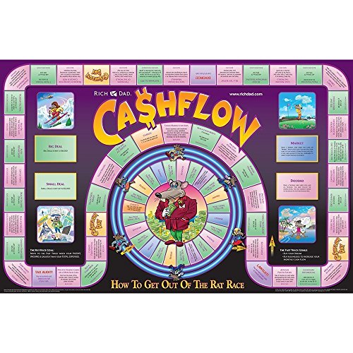 ゲーム盤力くらべ 英語 亜米利加 外国で力くらべ RIch Dad CashFlow 101 Board Games by Robert Kiyosaki, 2-6 Playersゲーム盤力くらべ 英語 亜米利加 外国で力くらべ