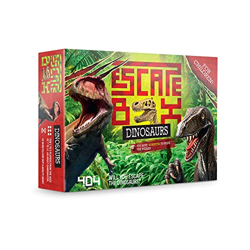 ゲーム盤競り合い 英語 亜米利加 外国で競り合い 404 on the Board Escape Box Dinosaurs | Room インチ a Fun for Family Game Night Puzzle Solving Kids and Adults Ages 5+ 2-5 Players Average Playtime 45 Minutes Made by Board, Multゲーム盤競り合い 英語 亜米利加 外国で競り合い