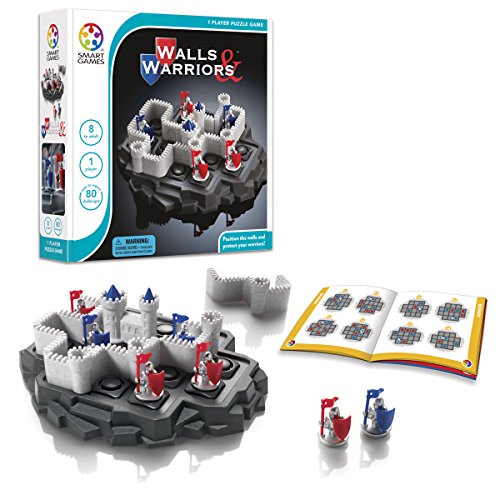 ボードゲーム 英語 アメリカ 海外ゲーム SmartGames Wall & Warriors ? Medieval Logic Puzzle with 80 Challenges for Ages 8+ボードゲーム 英語 アメリカ 海外ゲーム｜angelica