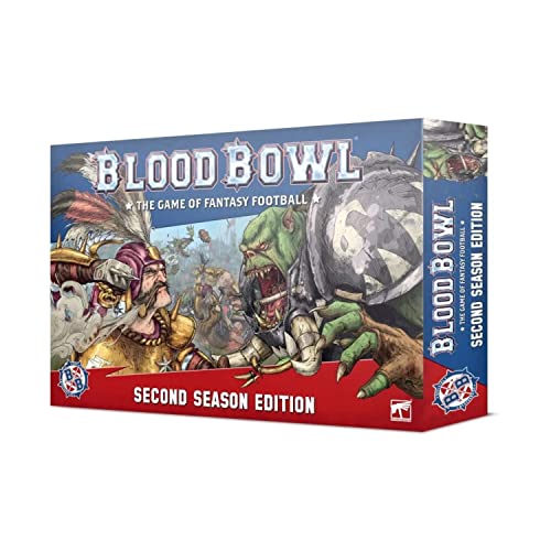 ゲーム盤力くらべ 英語 亜米利加 外国で力くらべ Games Workshop Blood Bowl Second Season Edition Box Set, Blueゲーム盤力くらべ 英語 亜米利加 外国で力くらべ
