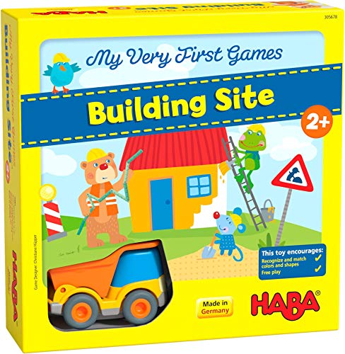 ボードゲーム 英語 アメリカ 海外ゲーム HABA My Very First Games Building Site, A Cooperative Learning Kids Game, Toddler Learning Activities & Games for 2+ Year Olds with Included Toy Truckボードゲーム 英語 アメリカ 海外ゲーム｜angelica