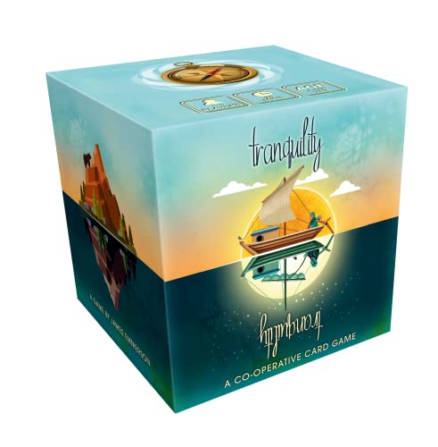 ゲーム盤競り合い 英語 亜米利加 外国で競り合い Tranquility Board Game - Set Sail for Paradise インチ This Silent Cooperative Adventure! Strategy Game, Family Game for Kids and Adults, Ages 8+, 1-5 Players, 15-20 Min Playtime,ゲーム盤競り合い 英語 亜米利加 外国で競り合い