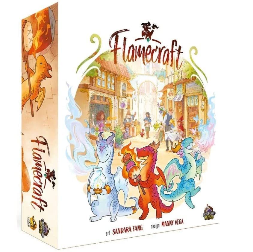 ゲーム盤力くらべ 英語 亜米利加 外国で力くらべ Flamecraft (Standard Edition) - A Dragon Placing, Engine Builder for 1-5 Playersゲーム盤力くらべ 英語 亜米利加 外国で力くらべ