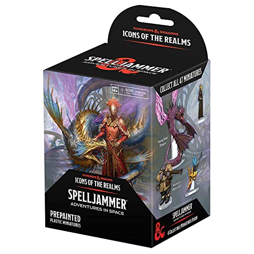 ゲーム盤力くらべ 英語 亜米利加 外国で力くらべ WizKids Games D\u0026D Icons of The Realms: Spelljammer Adventures インチ Space - Booster (Set 24) Miniatures, Randomly Assorted, Dungeons \u0026 Dragons, Smallゲーム盤力くらべ 英語 亜米利加 外国で力くらべ