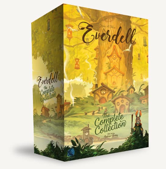 ゲーム盤力くらべ 英語 亜米利加 外国で力くらべ Everdell: The Complete Collection ? Deluxe All-インチ-One Board Game with Base Game + 5 Expansions, 1?4 Players, Metal Tokens, Ever Tree, Storage Trays \u0026 Premium Componentsゲーム盤力くらべ 英語 亜米利加 外国で力くらべ