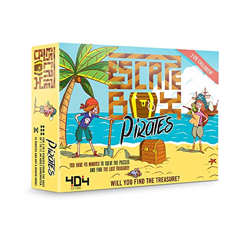 ゲーム盤競り合い 英語 亜米利加 外国で競り合い 404 On Board Escape Box Pirates Game | Escape Room インチ a Box | Family Fun Puzzle Game | Ages 7+ | 2-5 Players | 45 Min Playtimeゲーム盤競り合い 英語 亜米利加 外国で競り合い