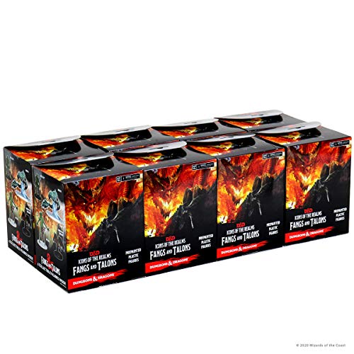 ゲーム盤力くらべ 英語 亜米利加 外国で力くらべ Dungeons \u0026 Dragons Icons of the Realms Fangs \u0026 Talons Booster Brick (8) Minisゲーム盤力くらべ 英語 亜米利加 外国で力くらべ
