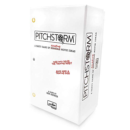 ボードゲーム 英語 アメリカ 海外ゲーム Skybound Pitchstorm : Card Game of Pitching Horrible Movie Ideas to the Worst Executives | Fun Party Tabletop Game Enjoyed by Teens and Adults, 500-card Core Deck, 3-12 Playeボードゲーム 英語 アメリカ 海外ゲーム｜angelica