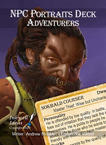 ゲーム盤競り合い 英語 亜米利加 外国で競り合い Inkwell Ideas NPC Portraits Deck Adventurersゲーム盤競り合い 英語 亜米利加 外国で競り合い