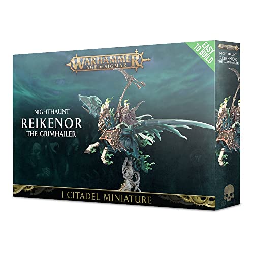 ボードゲーム 英語 アメリカ 海外ゲーム Games Workshop Warhammer AoS - Easy to Build: Nighthaunt Reikenor The Grimhailer, Blackボードゲーム 英語 アメリカ 海外ゲーム｜angelica