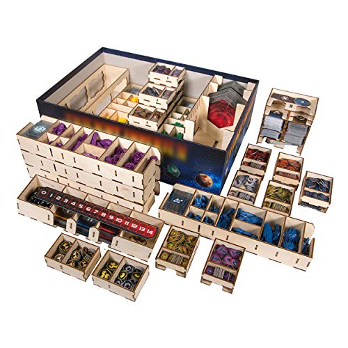 ゲーム盤力くらべ 英語 亜米利加 外国で力くらべ The Broken Token Wooden Game Organizer Compatible with Twilight Imperium 4th Edition ? 17 Faction Traysゲーム盤力くらべ 英語 亜米利加 外国で力くらべ