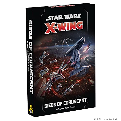 ゲーム盤力くらべ 英語 亜米利加 外国で力くらべ Star Wars X-Wing 2nd Edition Miniatures Game Seige of Coruscant SCENARIO PACK - Strategy Game for Kids \u0026 Adults, Ages 14+, 2 Players, 30-45 Minute Playtime, Made by Atomic Maゲーム盤力くらべ 英語 亜米利加 外国で力くらべ