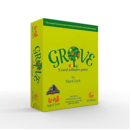 ゲーム盤競り合い 英語 亜米利加 外国で競り合い Giga Mech Games Grove: A 9 Card Solitaire Game (Grow Your Fruit Grove with The Help, or hindrance, of a Cheeky Squirrel )ゲーム盤競り合い 英語 亜米利加 外国で競り合い