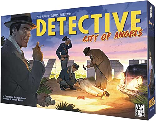 ゲーム盤力くらべ 英語 亜米利加 外国で力くらべ Van Ryder Games - Detective City of Angels Board Game - Perfect for Game Night - 1-5 Players, 30-150 Minutes of Gameplay - Ages 14+ (English Version)ゲーム盤力くらべ 英語 亜米利加 外国で力くらべ