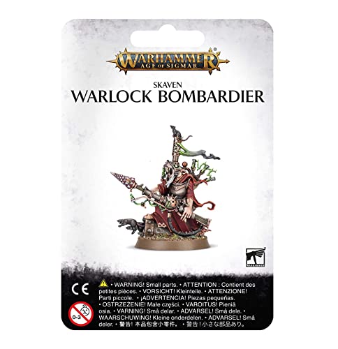 ボードゲーム 英語 アメリカ 海外ゲーム Games Workshop - Warhammer - Age of Sigmar - Skaven Warlock Bombardierボードゲーム 英語 アメリカ 海外ゲーム|angelica