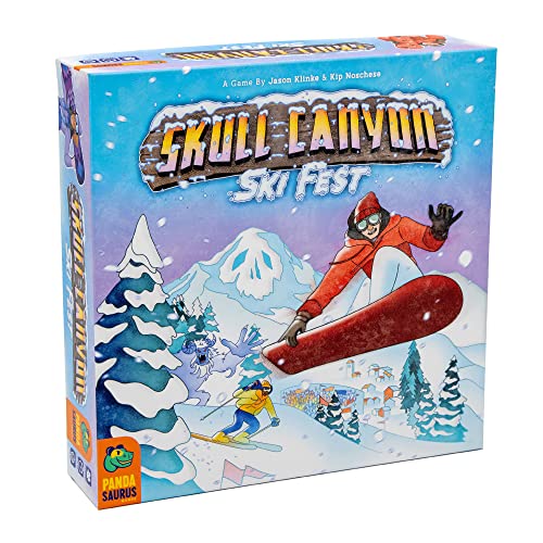 ゲーム盤力くらべ 英語 亜米利加 外国で力くらべ Skull Canyon Ski Fest Board Game - Race Down the Slopes and Conquer the Mountain! Strategy Game for Kids and Adults, Ages 14+, 2-4 Players, 45-90 MInute Playtime, Made by Panゲーム盤力くらべ 英語 亜米利加 外国で力くらべ