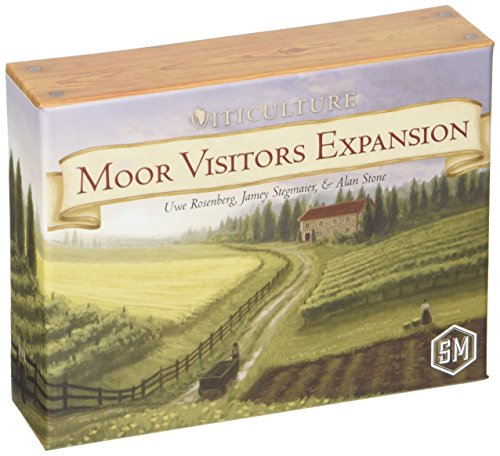 ゲーム盤力くらべ 英語 亜米利加 外国で力くらべ Stonemaier Games: Viticulture: Moor Visitors Expansion by Uwe Rosenberg and Jamey Stegmaier | Add to Viticulture (Base Game) | 40 New Individually Illustrated Visitor Cards |ゲーム盤力くらべ 英語 亜米利加 外国で力くらべ