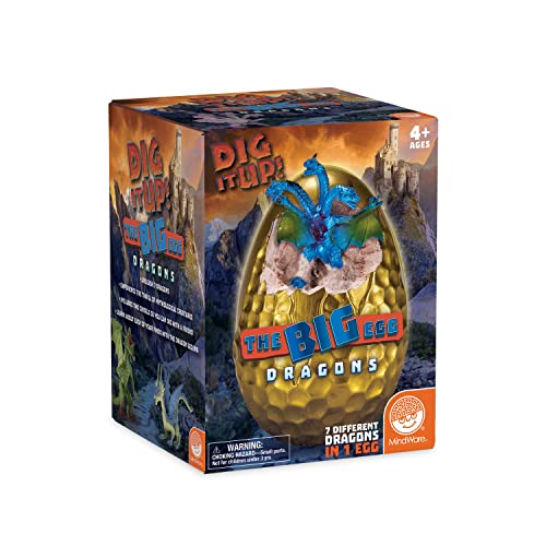 ゲーム盤取り組み 英語 亜米利加 外国で取り組み MindWare Dig It Up! Discoveries The Big Egg Dragons - Ages 4+ - Includes 7 Dragons インチ 1 Huge Eggゲーム盤取り組み 英語 亜米利加 外国で取り組み