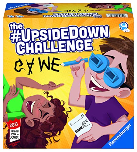 Ravensburger The Upside Down Challenge – Gioco Da Tavolo In Italiano, 2-6 Giocatori, 7+ Anni, Sfide Con Occhiali Capovolti