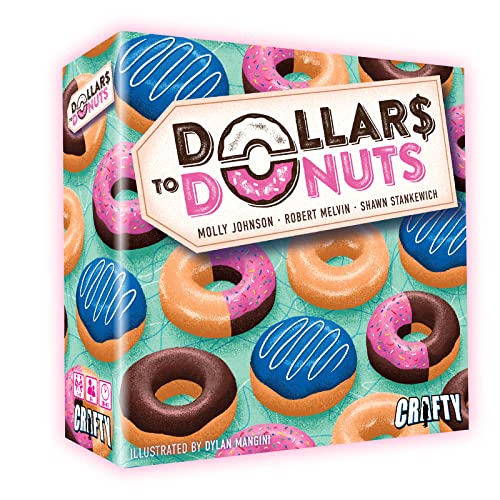 ゲーム盤力くらべ 英語 亜米利加 外国で力くらべ Dollars to Donuts Board Game | 30-45 Minute | 1-4 Playersゲーム盤力くらべ 英語 亜米利加 外国で力くらべ