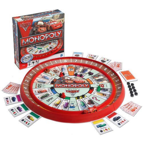 ゲーム盤力くらべ 英語 亜米利加 外国で力くらべ MONOPOLY Cars 2 Race Track Gameゲーム盤力くらべ 英語 亜米利加 外国で力くらべ