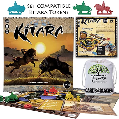 ゲーム盤力くらべ 英語 亜米利加 外国で力くらべ Fapeto More Than A Simple Name Drawstring Bag and COMPATIBLES Heroes Set Tokens Bundle with Kitara Board Gameゲーム盤力くらべ 英語 亜米利加 外国で力くらべ