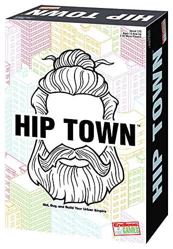 ゲーム盤競り合い 英語 亜米利加 外国で競り合い Hip Town, Fun and Fast Paced Game of Trading, Bidding and Building to Create Hippest Neighborhood インチ HipTown - 2 or More Players Ages 13 \u0026 Upゲーム盤競り合い 英語 亜米利加 外国で競り合い