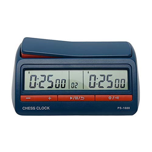 ゲーム盤力くらべ 英語 亜米利加 外国で力くらべ Chess Clock, Advanced Digital Chess \u0026 Game Timer, ABS Digital Display Professional International Chess Clock - Blueゲーム盤力くらべ 英語 亜米利加 外国で力くらべ